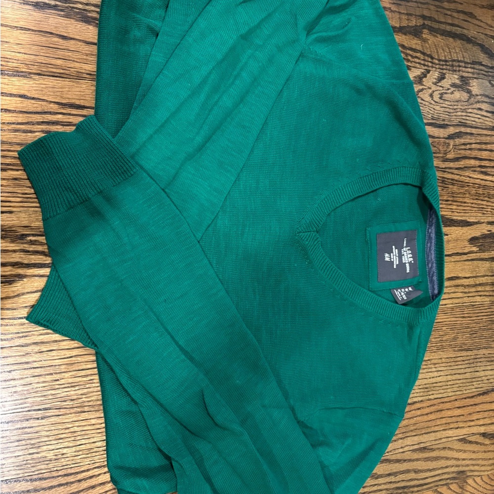 H&M Vibrant Green Sweater